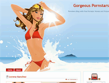Tablet Screenshot of gorgeouspornstars.com